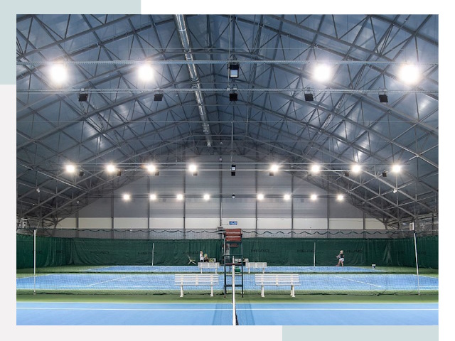 Строительство теннисных кортов в Казань от 637 руб.