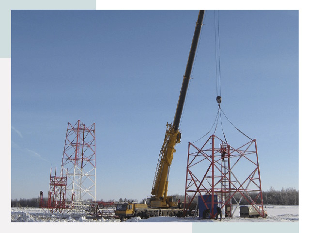 Монтаж вышек связи в Казани