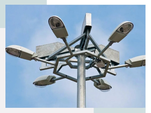 Монтаж осветительных мачт в Казани