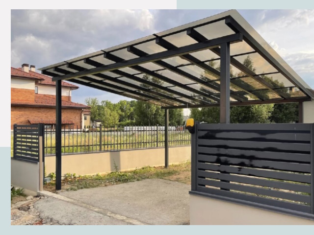 Металлические навесы в Казань от 637 руб. за м²