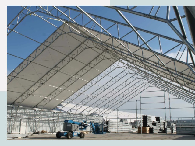 Каркасно-тентовые сооружения от СтальСтрой-Кзн по цене 637 руб.