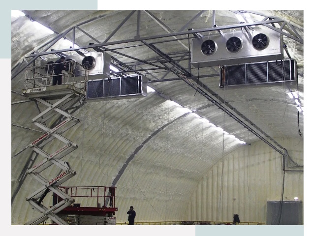 Оснащение ангаров в Казани