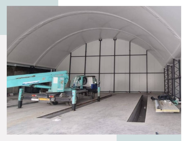 Внутреннее оснащение ангаров в Казани