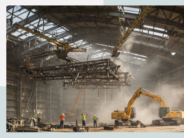 Демонтаж ангаров в Казани от 637 руб. за м²