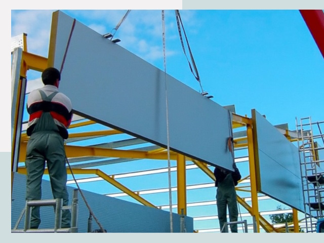 Монтаж сэндвич-панелей в Казани от 637 руб.